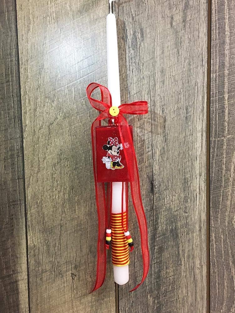 Easter candles with Mickey and Minnie Mouse