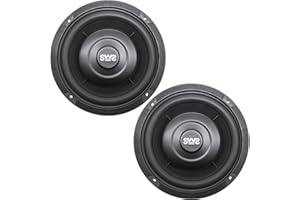 Earthquake Sound SWS-6.5X 6.5-inch Shallow Woofer System Subwoofers, 4-Ohm (Pair)
