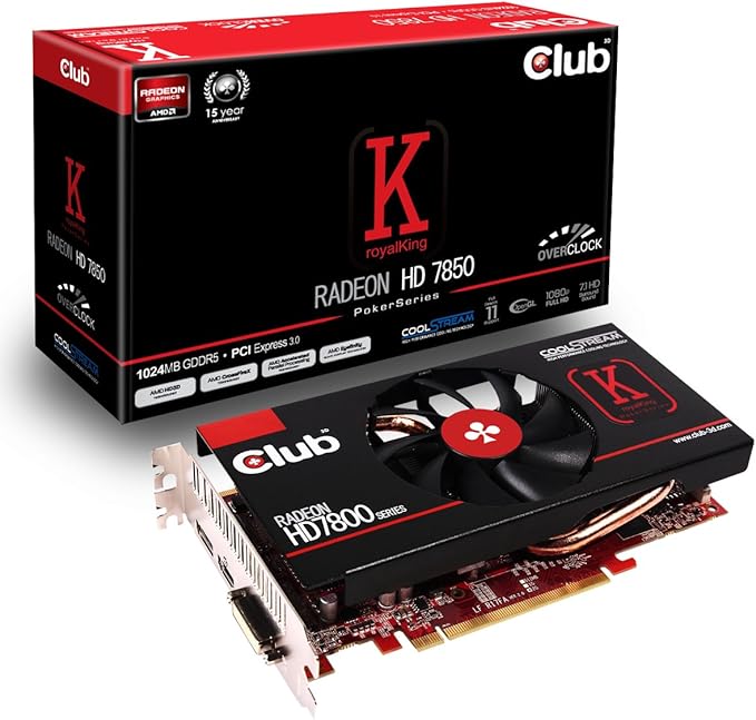 Club 3D AMD Radeon HD 7850 1GB Royal King Graphics Card Amazon.co.uk