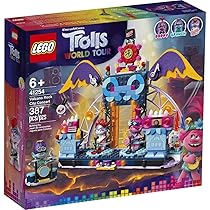 Amazon.com: LEGO Trolls World Tour Volcano Rock City Concert 41254 