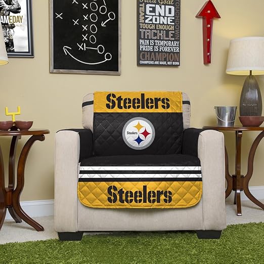 Amazon Com Nfl Pittsburgh Steelers Chair Reversible Furniture