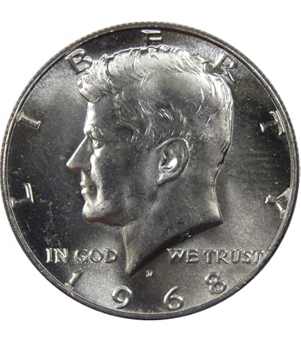 1969 D Kennedy Half Dollar BU Uncirculated Mint State 40% Silver