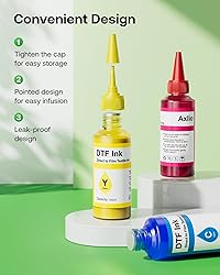 Premium DTF Ink 600ML- Axlio DTF Transfer Ink for