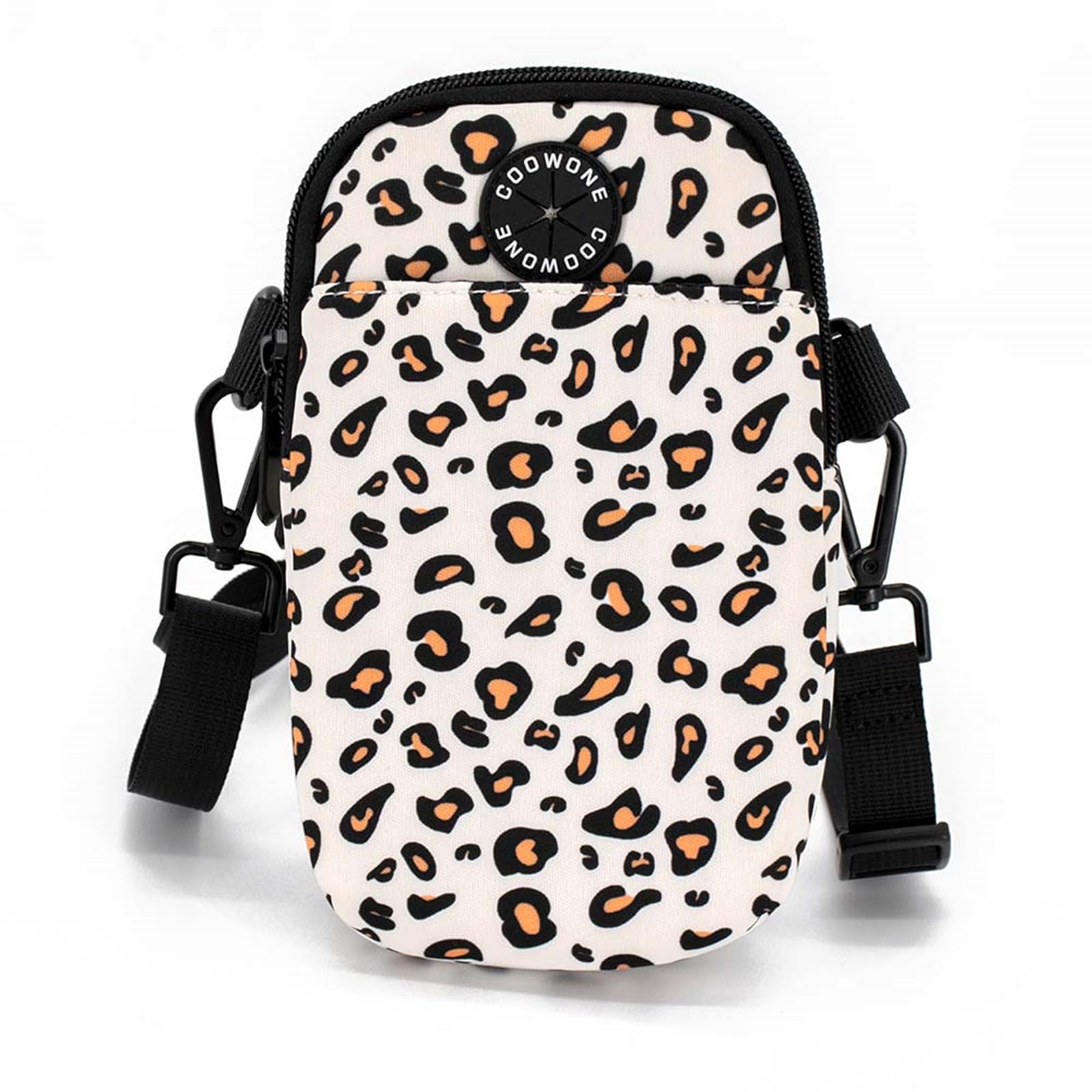 COOWONE Waterproof Dog Walking Bag for Women, Dog Treat Pouch for Pet Training, Dog Treat Bag With Dog Poop Bag Holder, Dog Training Treat Bag Over Shoulder