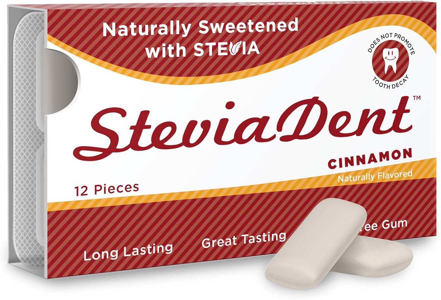 Stevita Stevia Dental Gum, Cinnamon, 12 Count (Pack of 12) Amazon.ca Health & Personal Care