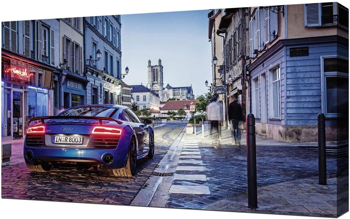 Amazon Com Lilarama Usa 15 Audi R8 Lmx V5 Canvas Art Print Wall Art Canvas Wrap Posters Prints