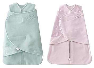 Halo Sleep Sack Micro Fleece Swaddle Mint Pink Preemie By Halo Amazon De Baby