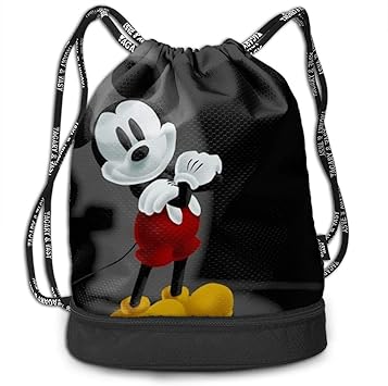 mickey drawstring backpack