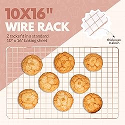 2 PCS Cooling Racks for Cooking and Baking, 16x10