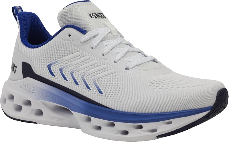 Melrose Tubes Lite - Ténis de corrida masculinos, branco/Surf The Web/Naval Academy Cor, Tamanho 42.5 EU