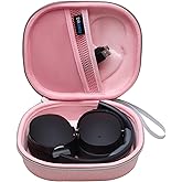 Hard Case Compatible with Skullcandy Crusher/ANC 2/540 Active, Crusher Evo, Hesh ANC, Hesh Evo, Riff 2, Riff Over-Ear Bluetooth Wireless Headphones Pink Case by DR·AMIU