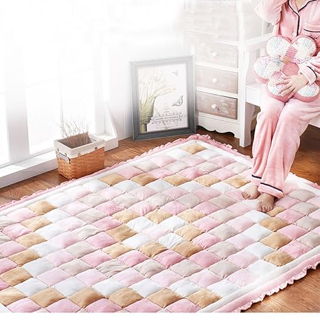 Amazon Com Gaoyang Korean Style Thick Mat Short Plush Pad Home