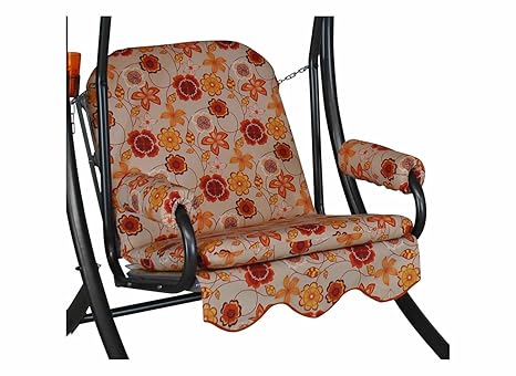 Angerer Single Schaukelauflage 1-Sitzer Design Madagaskar, beige, 65 x 50 x 60 cm, 1017/224