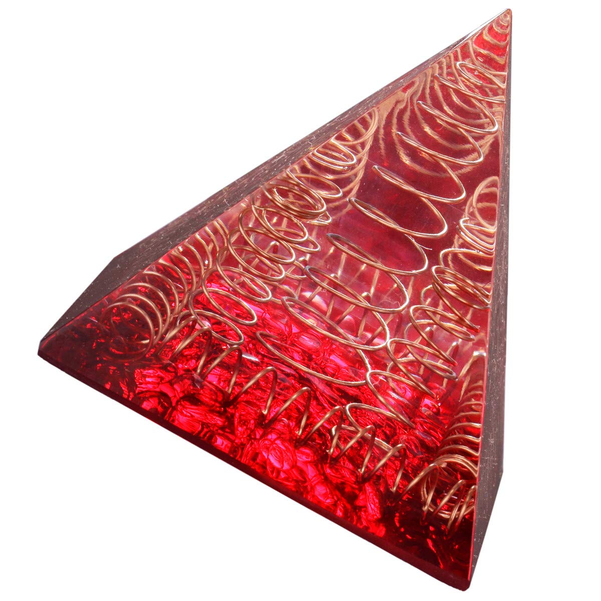 KYEYGWO Healing Stones Chakra Pyramids Center Pyraminds, Crystal Pyramid for Positive Energy Reiki Meditation Therapies