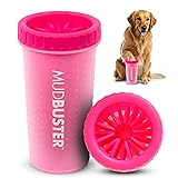 Dexas MudBuster Portable Dog Paw Cleaner, Pink