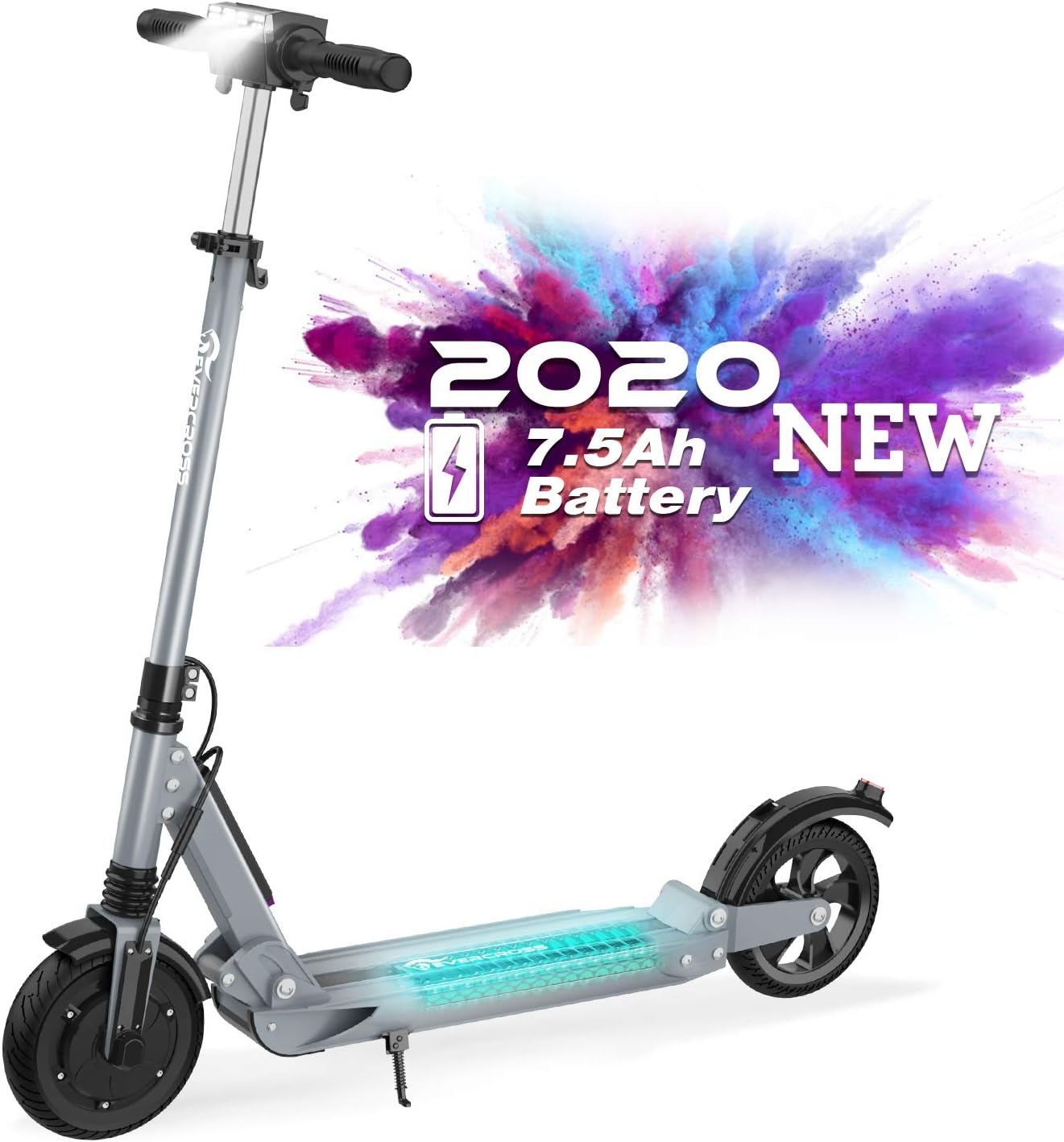 RCB Electric Scooter Folding Scooter Maximum speed 30km / h, 350W Motor, Anti-Skid Tire and LCD Screen, Waterproof, For Adults and Teenagers