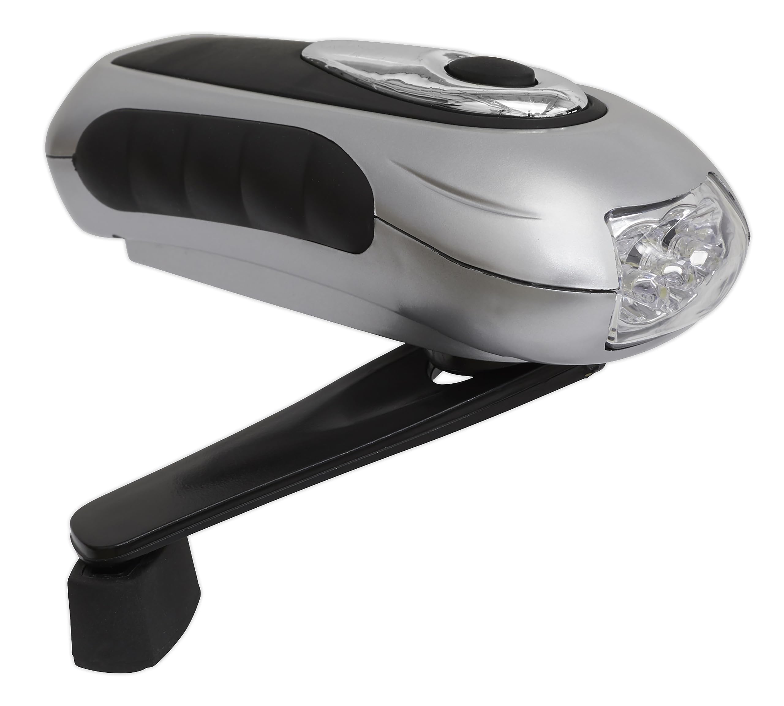 Sealey AK3305 3 LED Wind-Up Rechargeable Torch, Silver