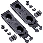 HolsterSmith G-Code Molle Clip Attachments - OWB Locking Design (Outside-The-Waistband) - (for 1.75-3.00 inch Straps & Belts) - for KYDEX Holsters, Sheaths, Tools, Mag Pouch