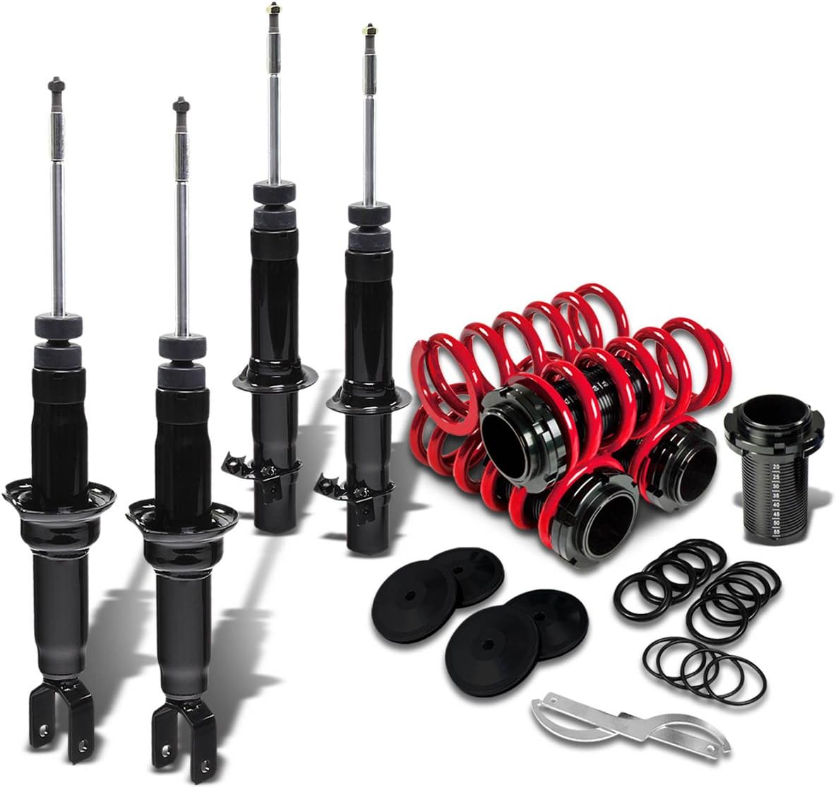 Replacement for Honda Civic Black DNA Shock Absorber with