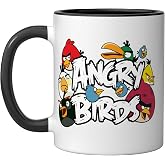 Angry Birds Classic Ceramic Mug, Black/White, 11oz