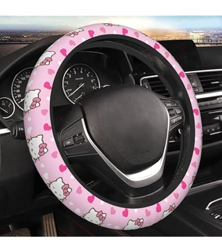 Plasticolor 006786R01 Hello Kitty Core Waving Speed Grip Steering