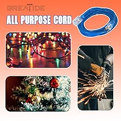 GREATIDE Outdoor Extension Cord with Lighted