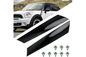 Windshield Post Trim A Pillar Molding Cover Compatible with Mini Cooper R55 R56 R57 2007-2015,Driver &Passenger Side Replaces