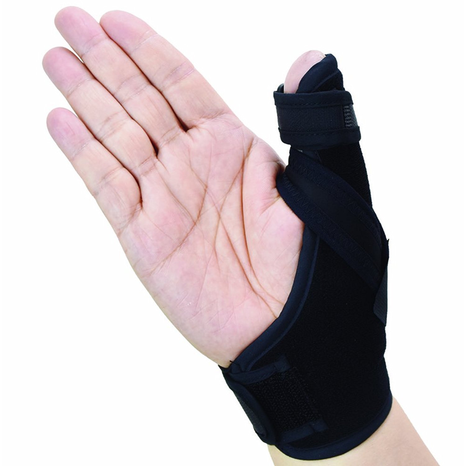 U.S. Solid Thumb Spica Splint- Universal Thumb Brace for Arthritis Soft Tissue Injuries, Lightweight and Breathable, Stabilizing and not Restrictive, for Right and Left hands, from (L/XL)