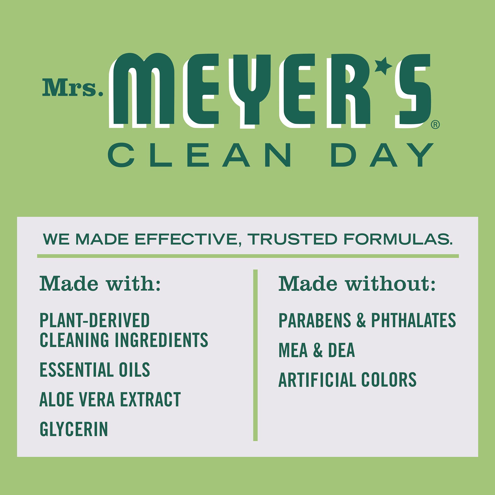 MRS. MEYER'S CLEAN DAY Liquid Dish Soap, Biodegradable Formula, Limited Edition Iowa Pine, 16 fl. oz - Pack of 3