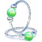 Silver Hoop Earrings - Dainty Hoop Earrings with Green 3mm Opal - Small 20 Gauge Cartilage Earring - A Pair Of 2 Huggie Hoop Earrings