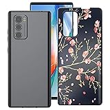 HHUAN Case for LG Wing 5G (6.8"), Black Hard PC