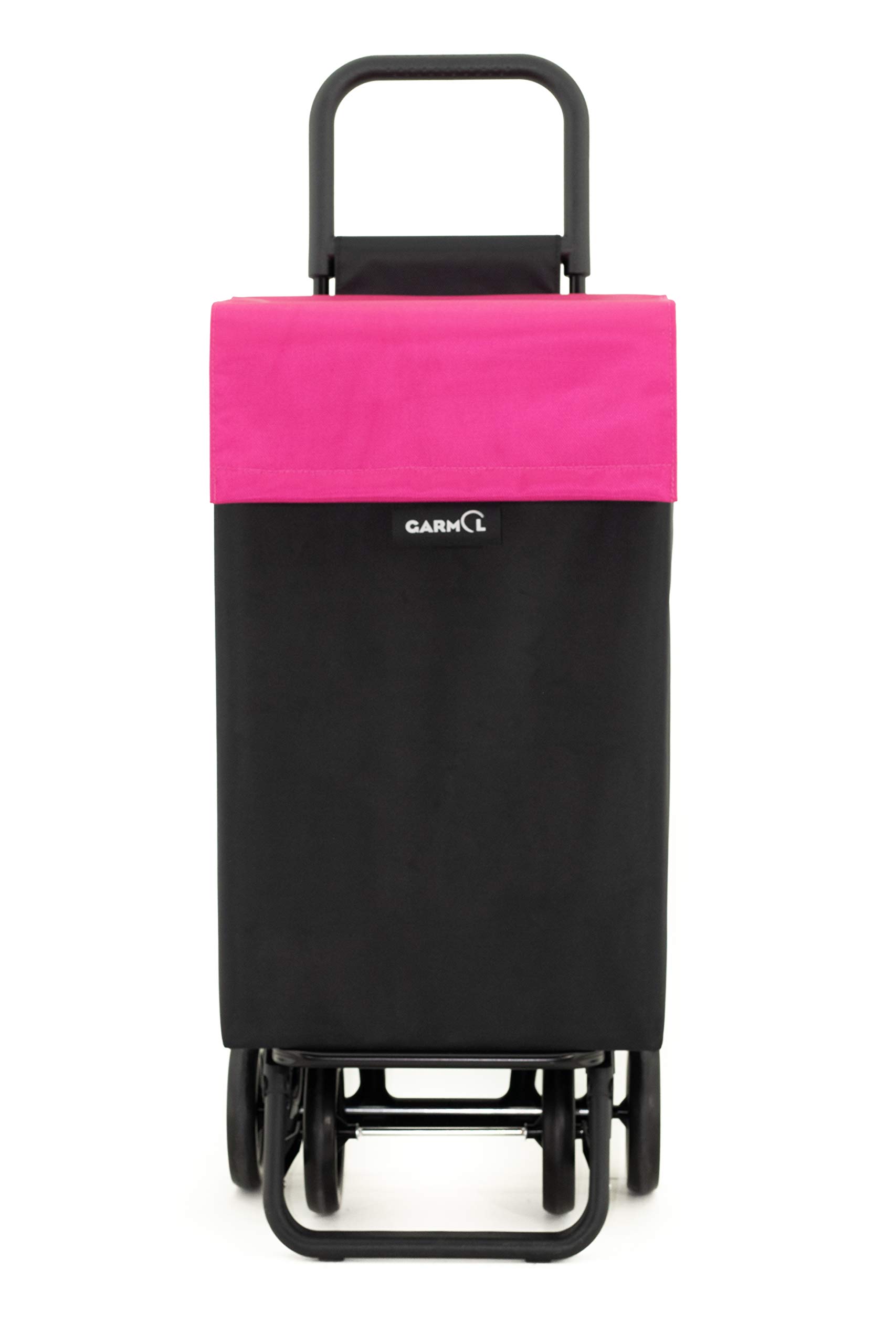Garmol Shopping Trolley 48L Black and Fuchsia