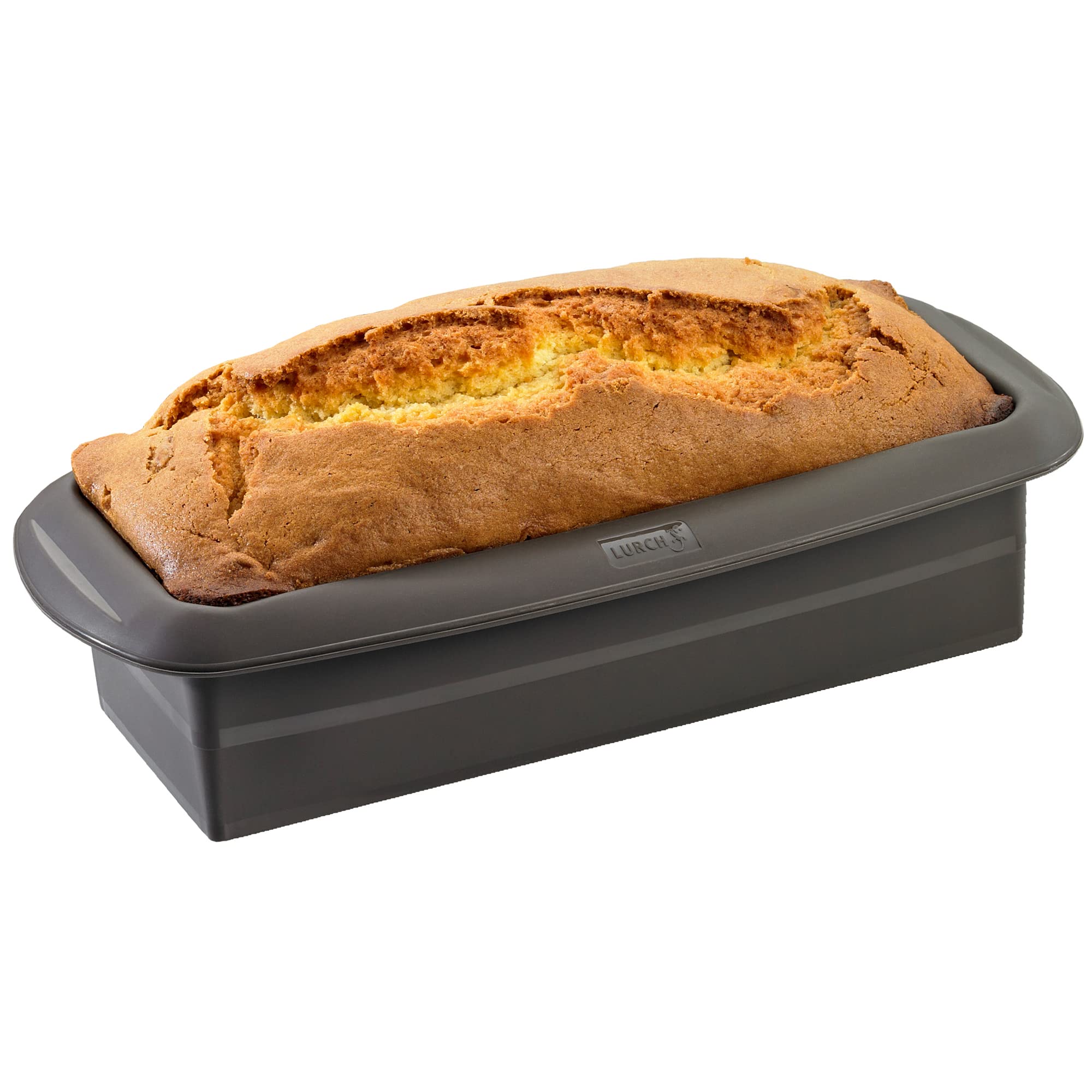 Lurch 1-Piece 26 cm Flexiform Loaf Pan Silicone, Brown