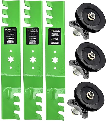 Amazon.com : 8TEN LawnRAZOR High Lift Blade Spindle Kit for Cub
