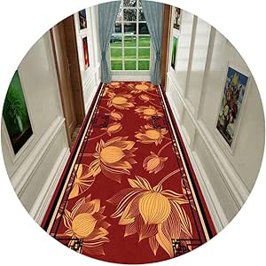 Alfombras de Pasillo ZLI Corredor de Alfombra Roja Tradicional para