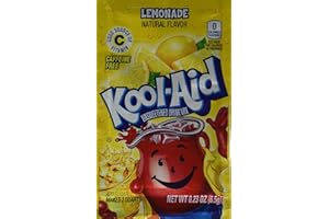 Kool-aid Lemonade Unsweetened Soft Drink Mix 0.15-ounce Envelopes (Pack of 48)