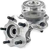 Pair 512388 Rear Wheel Bearing Hub Assembly Compatible with Nissan Altima 2007-2018, Maxima 2009-2019, Murano 2015-2019, Pathfinder 2013-2019, for Infiniti JX35 2013, QX60 2014-2019, 5 Lug w/ABS