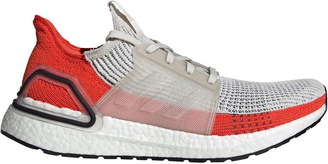 white adidas running trainers