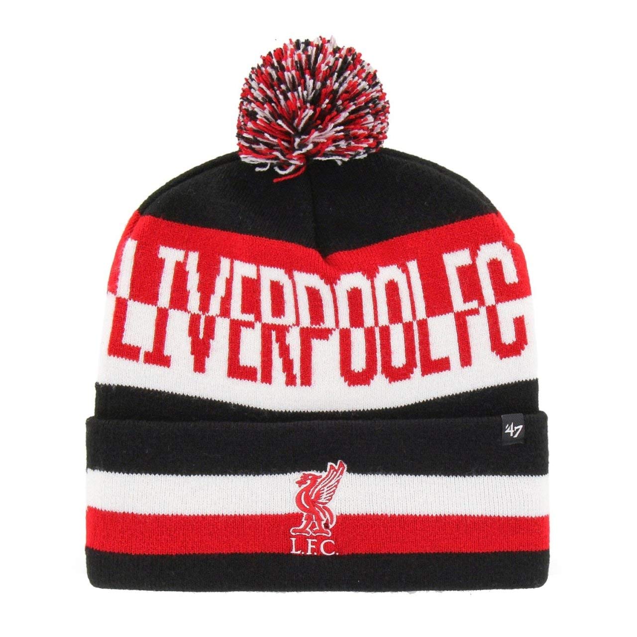 47 Brand Cuff Knit Beanie - Split FC Liverpool Black