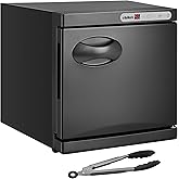 ROMECH 8L Hot Towel Warmer Cabinet, Professional Towel Heater with LED Temperature Display Setting, Towel Warmers for Spa Massage Salon Home (Black, 8L)