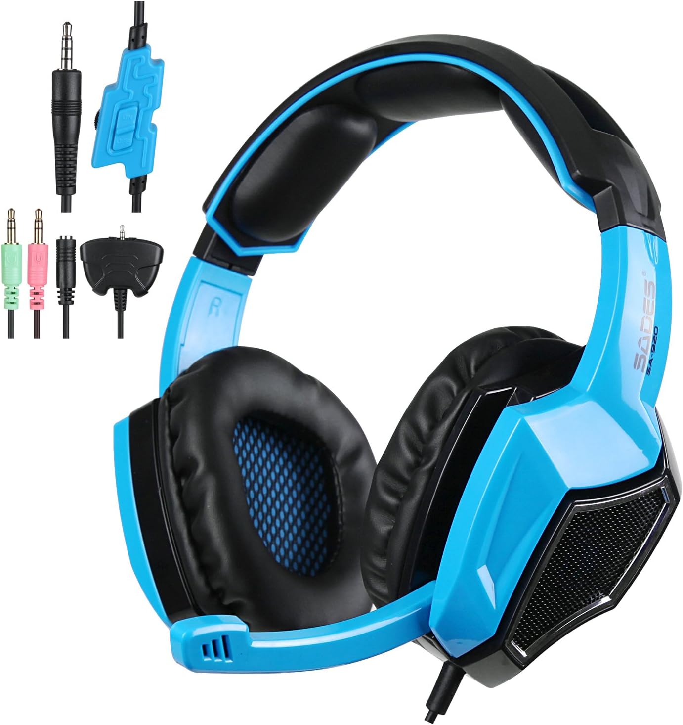 Cheerwing SA-920 Stereo PC Gaming Headset Over-Ear Headphone with Mic for Laptop Mac PS4 Xbox Cellphone