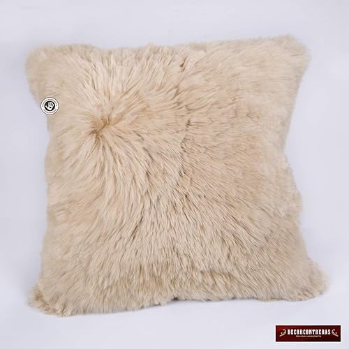 Amazon Com Handmade Suri Alpaca Fur Pillow Cover 18x18 Peruvian