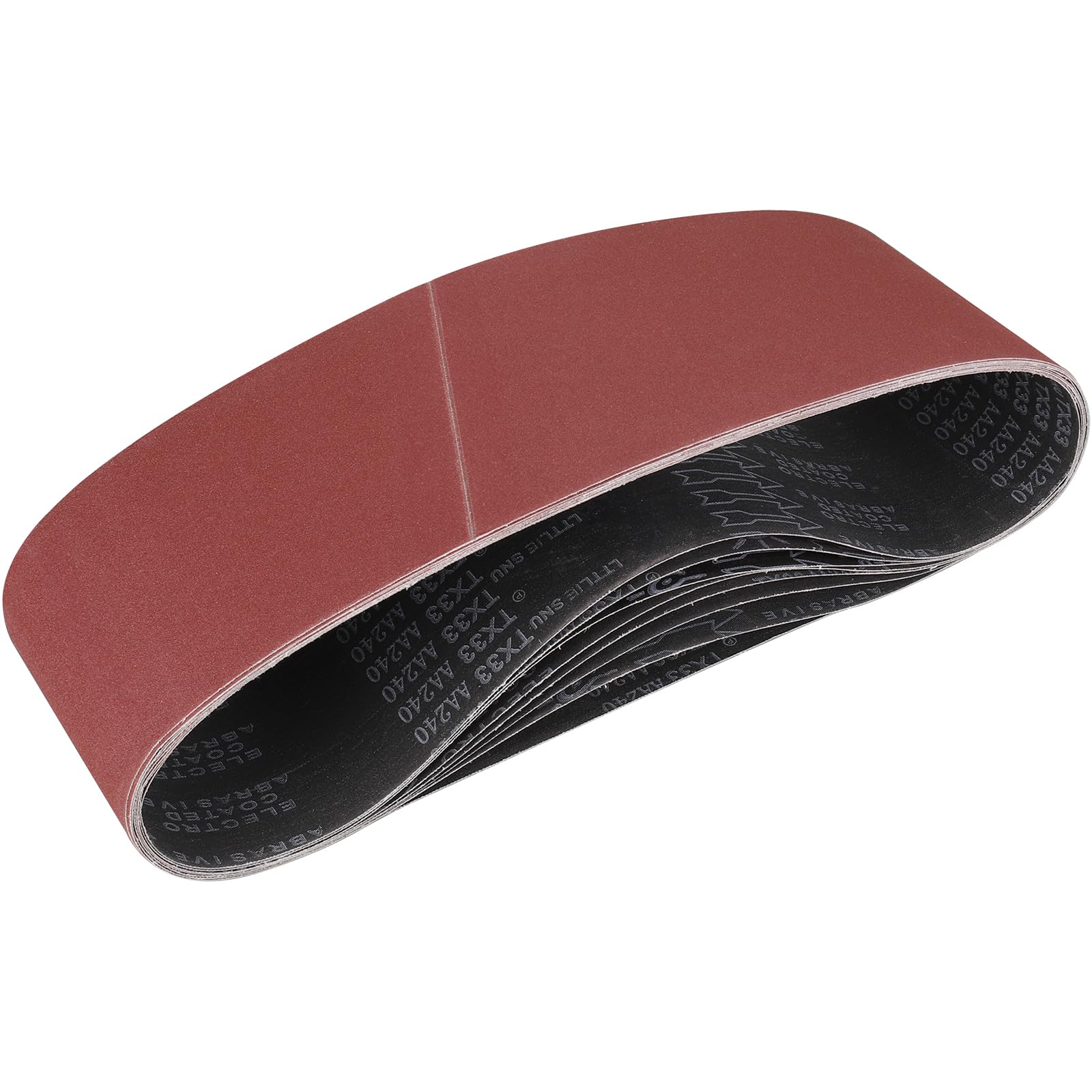 STEBRUAM Sanding Belt 150 x 1220 mm,8PCS 240 Grit