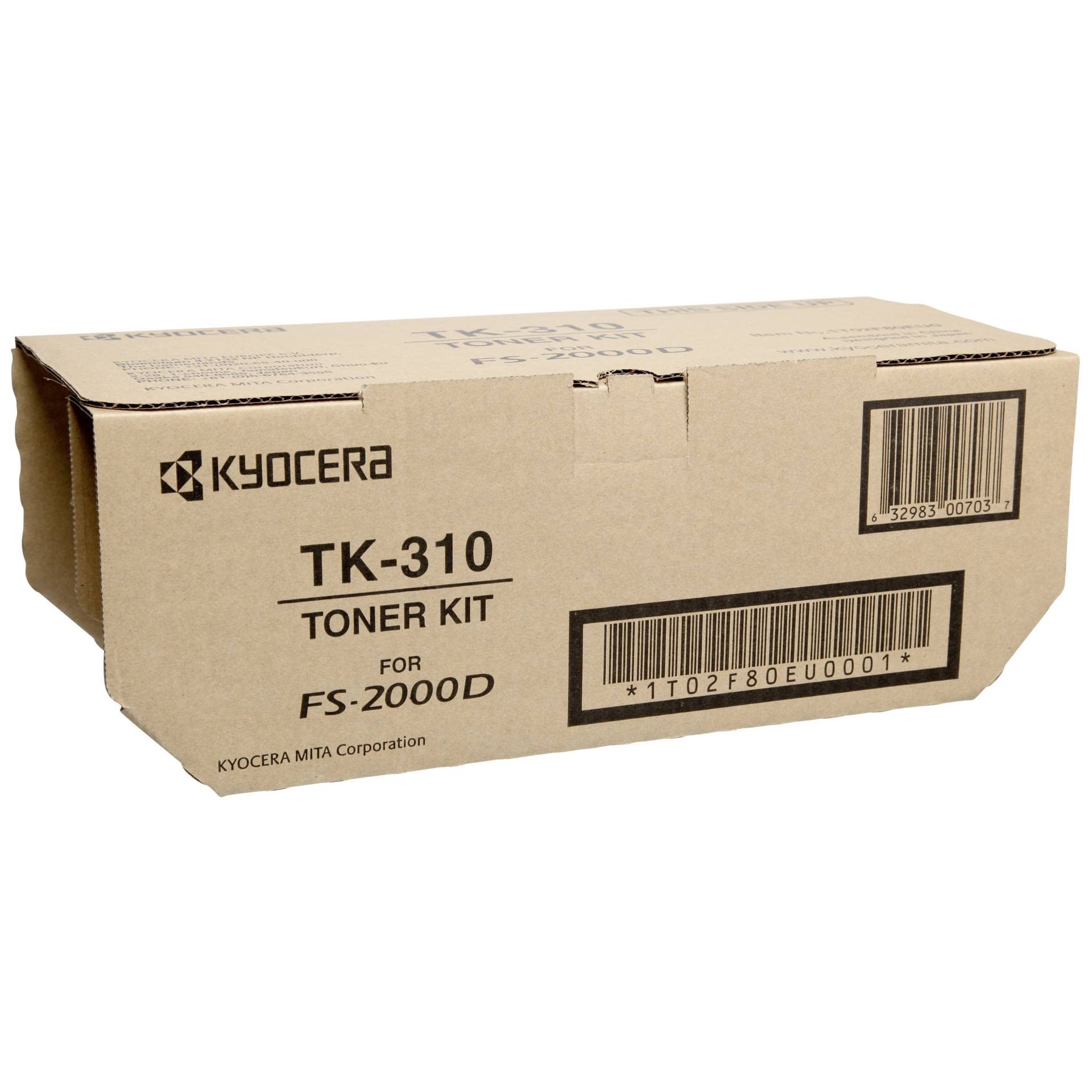 Kyocera TK 310 TK310 - laser toner cartridge copier kit - FS200D FS-200D 1 x black - 12000 pages