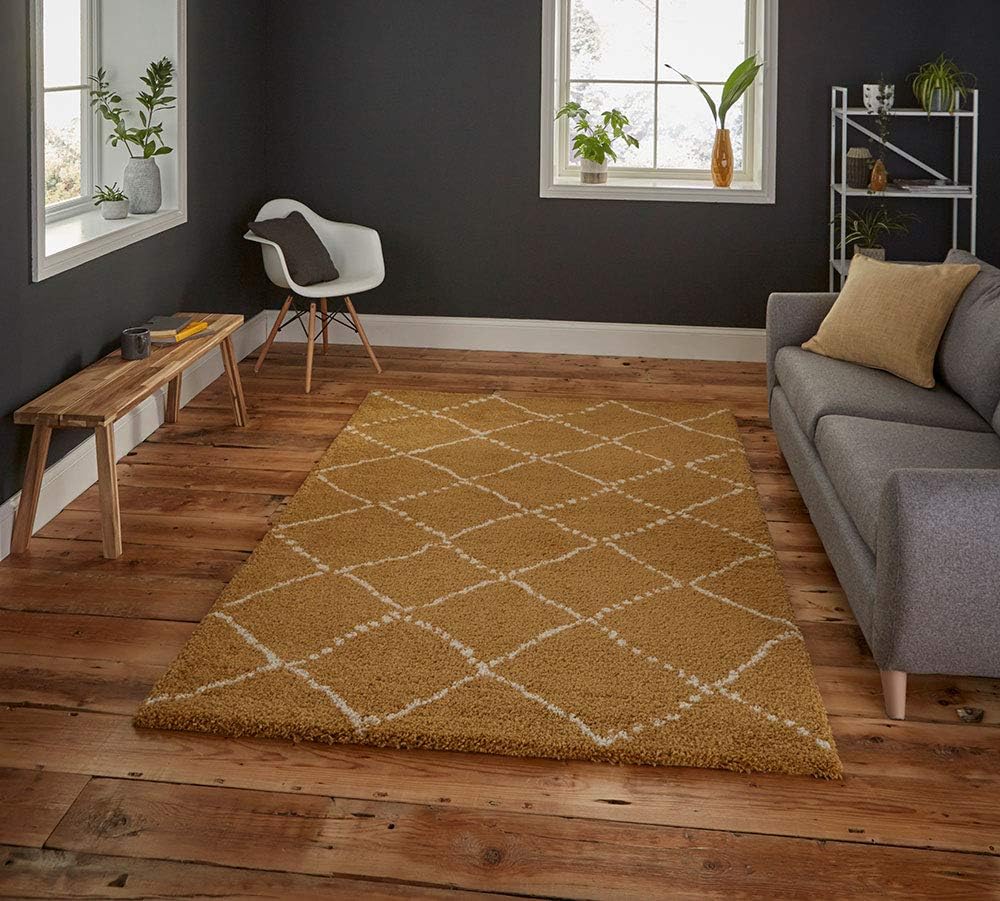 Think Rugs, Royal Nomadic 5413 Yellow 160 x 220 Amazon.co.uk