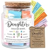 NewEleven Valentines Day Gifts for Daughter - Inspirational, Birthday Gifts For Daughter, Teen Girl, Adult Daughters - Daughters Birthday Gift Ideas From Mom, Dad - Bible Verse Jar