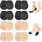 YUXIANLB Ball of Foot Cushion Socks, Women's Toe Cover with Padding, Toe Topper Socks