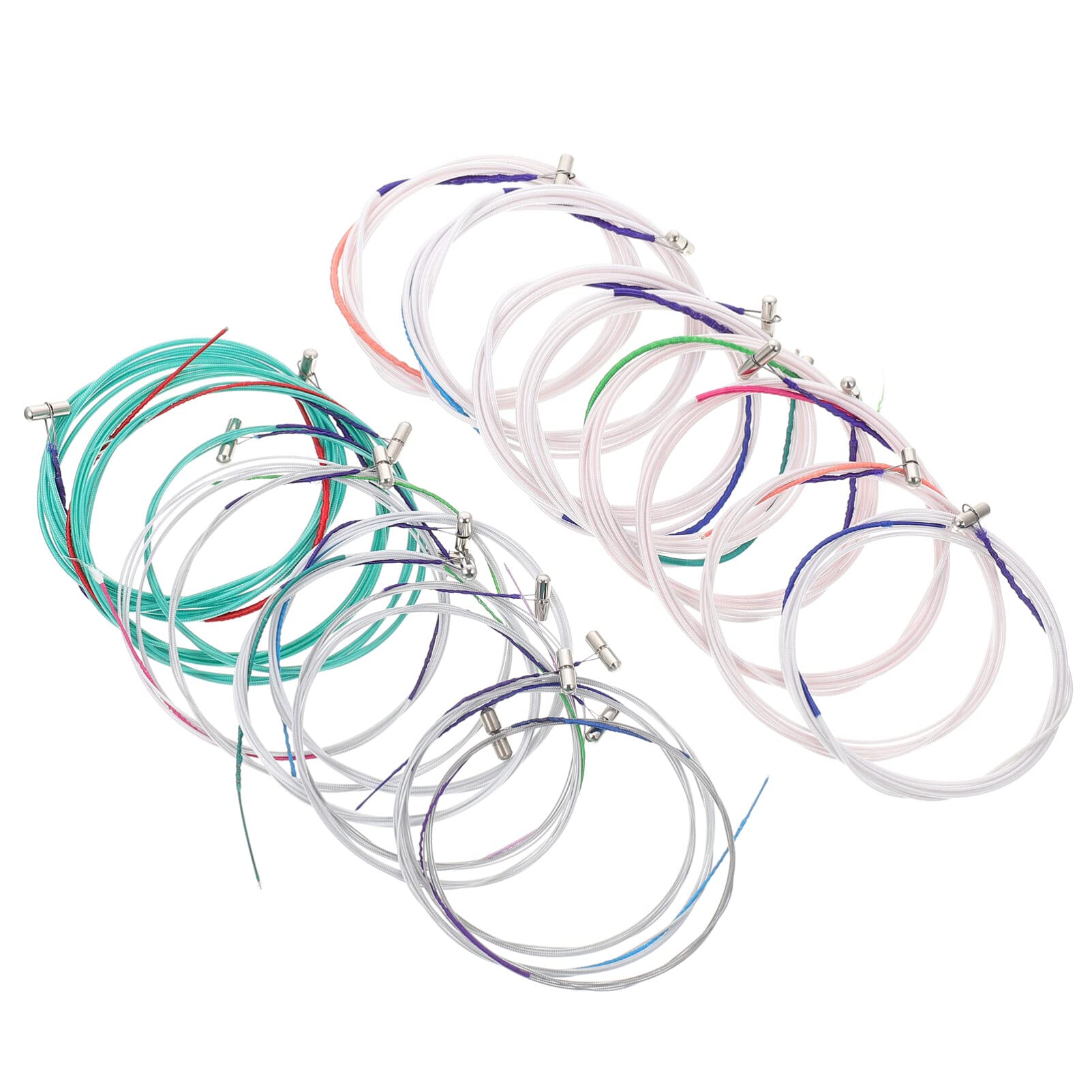 MILISTEN Universal Tools 21pcs Guzheng Strings Replacements Guzheng 1-21 Strings Nylon Wire for Chinese Instruments Accessory (Assorted Color) Universal Tool