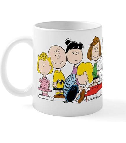 CafePress Peanuts Gang Birthday Mug – 11 Oz Ceramic, Dishwasher & Microwave Safe