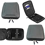 iGadgitz Black EVA Travel Hard Case Cover Sleeve for External USB DVD CD Blu-Ray Rewriter / Writer